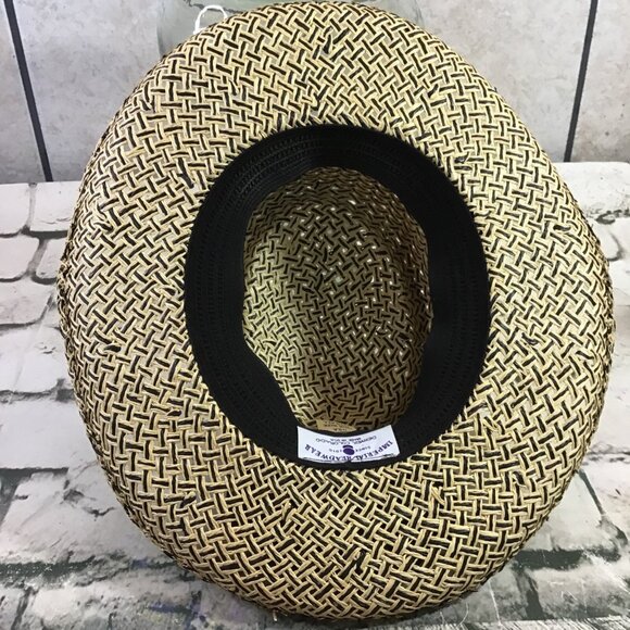 1997 US Womens Open Pumpkin Ridge Straw Hat Wide Brim Bowed Golf Sun Derby - Picture 6 of 7